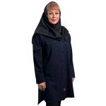 📌مدل:مانتو تک اداری یقه مردانه ✏️کد:115/400 ✂️جنس:تنسل سايز بزرگ