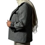 مدل: کت توییت یقه مخمل جنس: توییت سایزبندی: 38 تا 48 سایز بزرگ 🧥