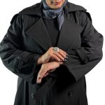 📌مدل: بارونی آستین رگلان ماکسی ✏️کد:196/312 ✂️جنس:پرادا سایزبزرگ