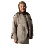 📌 مدل: کت پوست یقه ارشال گربه 🧶 جنس: پوست 📏 سایزبندی: 38 تا 58 (free size) سایز بزرگ
