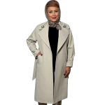📌 مدل: بارانی سانتانا یقه سگک ✂️ جنس: سانتانا 📏 سایزبندی: 38-50 سایز بزرگ