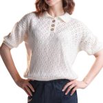 📌 مدل: بلوز بافت یقه گرد ۳ دکمه 🧶 جنس: بافت 📏 سایزبندی: 38 تا 54 (free size) سایز بزرگ