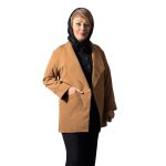 📌 مدل: کت جیب کج کریستال دوز 🧶 جنس: مازراتی 📏 سایزبندی: 38 تا 52 سایز بزرگ