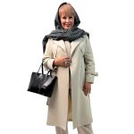 📌 مدل: بارانی ژیله دار یقه انگلیسی 🧶 جنس: پرادا 📏 سایزبندی: 38-52 سایز بزرگ