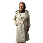 📌 مدل: بارانی کلاه دار بخیه دوزی 🧶 جنس: سانتانا 📏 سایزبندی: 40 تا 56 سایز بزرگ