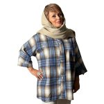 📌 مدل: شومیز پشمی 🧶 جنس: پشم 📏 سایزبندی: 38 تا 64 سایز بزرگ