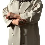 📌 مدل: بارانی پرادا بلند یقه انگلیسی 🧶 جنس: پرادا 📏 سایزبندی: 48 تا 64 سایز بزرگ