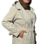 📌 مدل: بارانی کلاه دار بخیه دوزی 🧶 جنس: سانتانا 📏 سایزبندی: 40 تا 56 سایز بزرگ