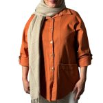 📌 مدل: مانتو کتان آستین حلقه‌دار 🧶 جنس: کتان 📏 سایزبندی: 38-52 سایز بزرگ