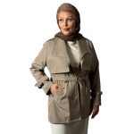 📌 مدل: بارانی سانتانا دو یقه کوتاه 🧶 جنس: سانتانا 📏 سایزبندی: 38 تا 54 سایز بزرگ