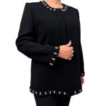📌 مدل: کت مجلسی مدل نوهان 🧶 جنس: کرپ 📏 سایزبندی: 40-54 سایز بزرگ