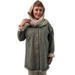 📌 مدل: شومیز جین ریش 🧶 جنس: جین 📏 سایزبندی: 38 تا 64 🎨 رنگ‌بندی: ذغالی سایز بزرگ