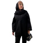 📌 مدل: مانتو برودریپ 🧶 جنس: ژاکارد 📏 سایزبندی: 40 تا 50 🎨 رنگ‌بندی: مشکی سایز بزرگ