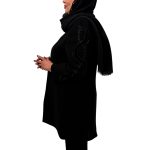📌 مدل: مخمل نگینی 🧶 جنس: کرپ 📏 سایزبندی: 38 تا 52 🎨 رنگ‌بندی: مشکی سایز بزرگ