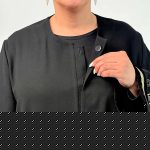 📌 مدل: مانتو مجلسی یاسمن 🧶 جنس: شانتون 📏 سایزبندی: 38 تا 60 🎨 رنگ‌بندی: مشکی سایز بزرگ