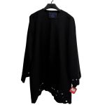 📌 مدل: مانتو برودریپ 🧶 جنس: ژاکارد 📏 سایزبندی: 40 تا 50 🎨 رنگ‌بندی: مشکی سایز بزرگ