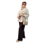 راهنمای سایز 📌 مدل: کت یقه آرشال گل 🧶 جنس: کرپ 📏 سایزبندی: 38 تا 50 🎨 رنگ‌بندی: سورمه‌ای، قهوه‌ای، مشکی سایز بزرگ