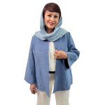 راهنمای سایز 📌 مدل: کت بهاره زیگورات 🧶 جنس: شانتون 📏 سایزبندی: 38 تا 58 🎨 رنگ‌بندی: کرم، سبز، آبی تیره، مشکی سایز بزرگ
