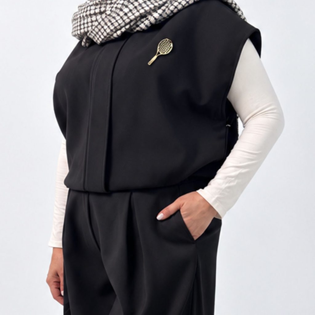 نمای جزئیات ست وست شلوار تنیسی سایز 38-50 کد 1549